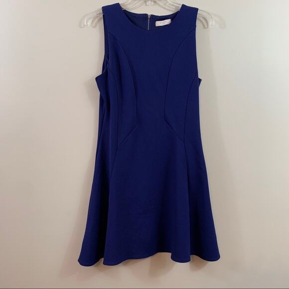 Elodie Purple Sleeveless Fit & Flare Dress - Picture 1 of 4